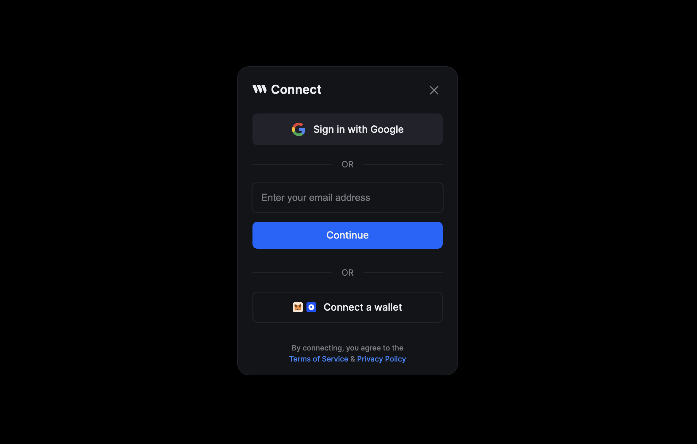 Connect Wallet Modal